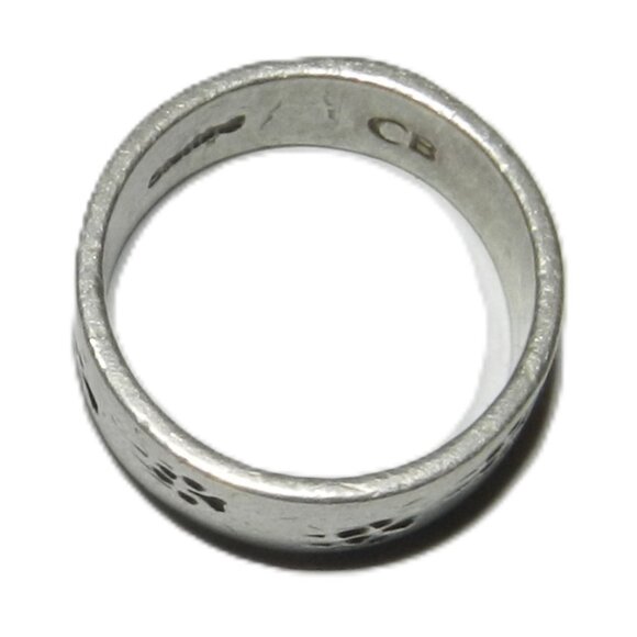 Vintage CB 925 Sterling Silver Ring With Bear Paw Design Size 7 - Picture 2 of 7